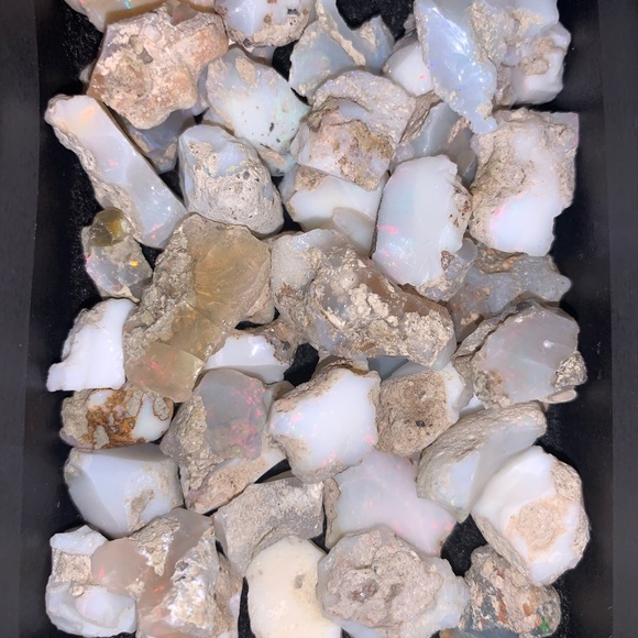 Raw Opal, Multi Fire Opal, Rough Stone, Uncut Raw Opal, White Opal Rough stone - Picture 5 of 9